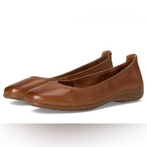 Josef Seibel Fenja 01 Brown Leather Ballet Flats